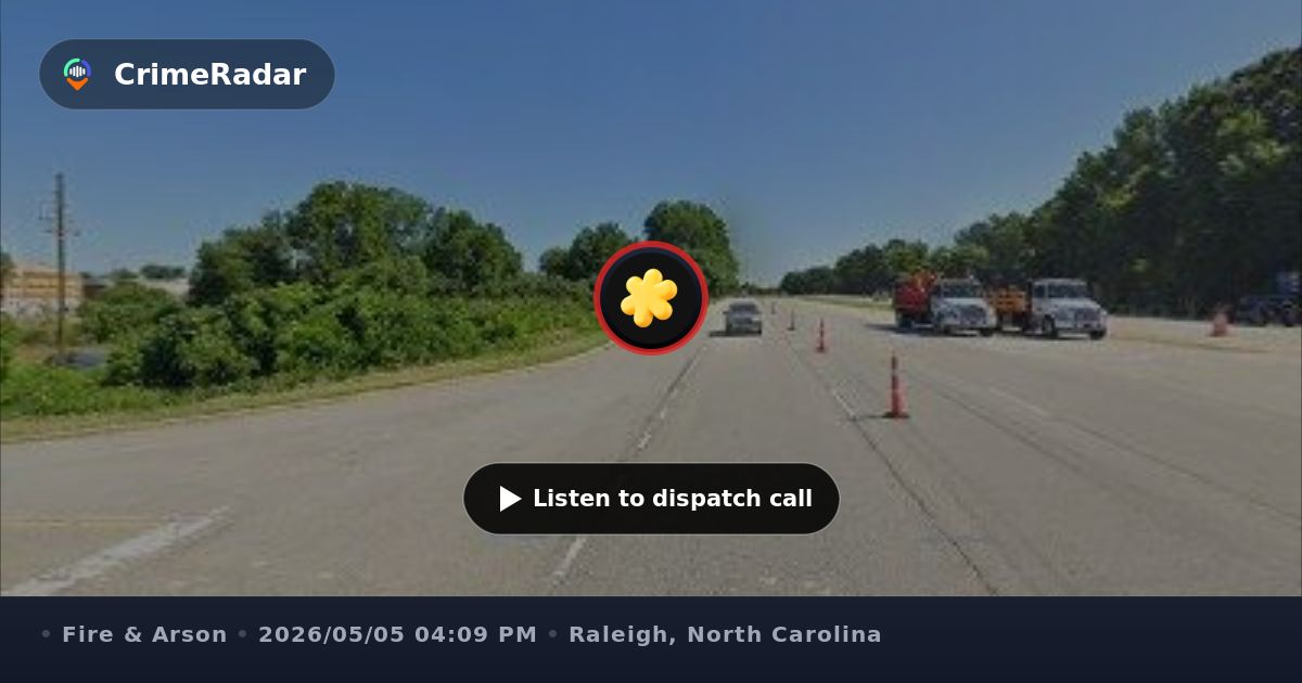 Smoke reported at Hammond Road intersection, Raleigh NC | CrimeRadar