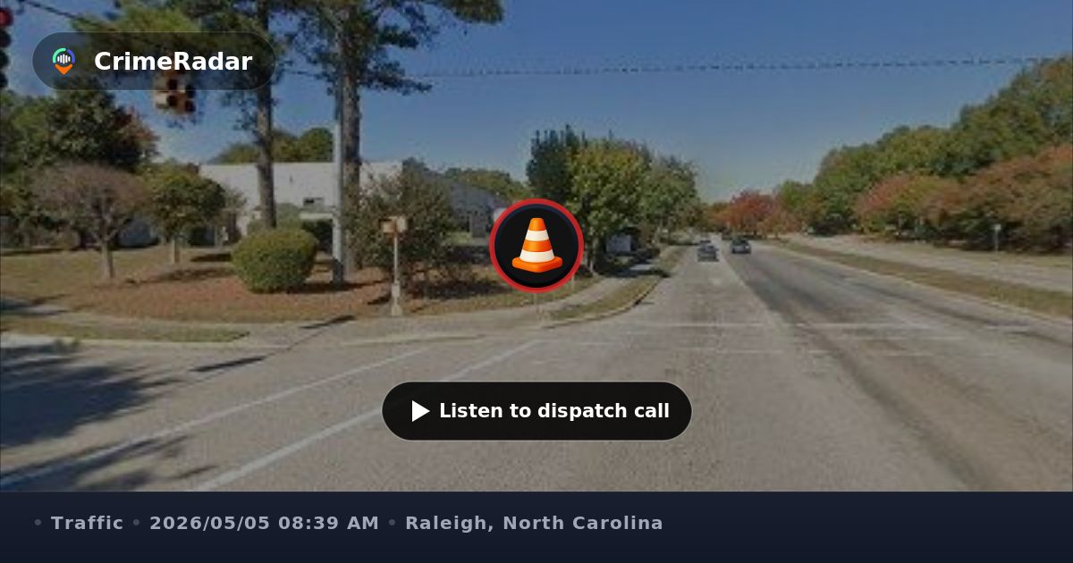 Vehicle crash with injuries at South New Hope Road, Raleigh NC | CrimeRadar