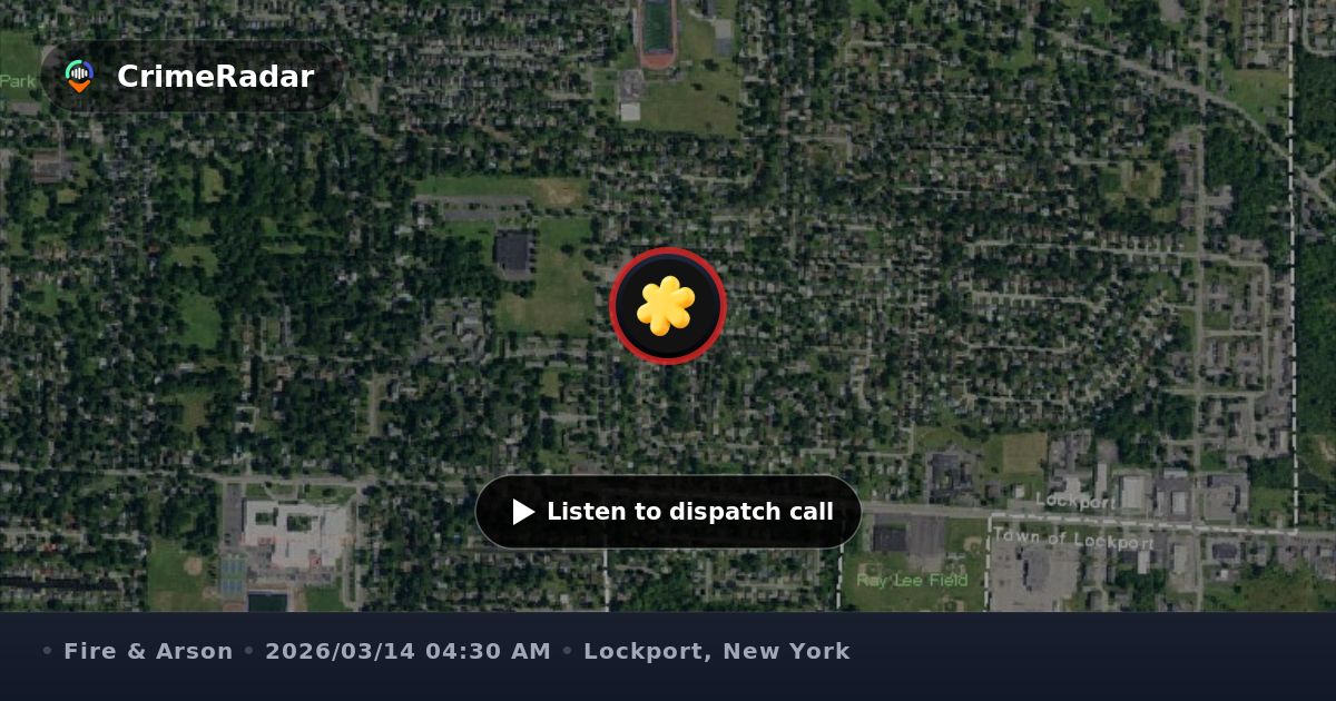 Fire alarm at Freedom Church on Beattie Avenue, Lockport NY | CrimeRadar