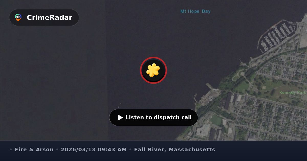 Possible house fire reported on Riverside Drive, Fall River MA | CrimeRadar