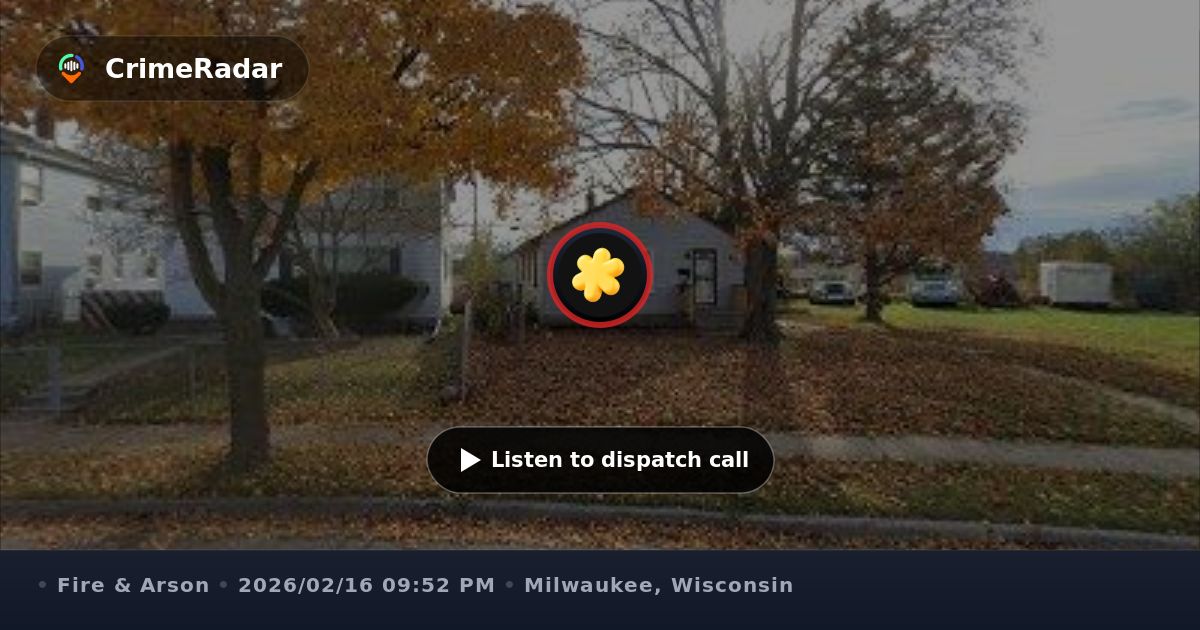 Basement fire in one-story home on West Villard, Milwaukee WI | CrimeRadar