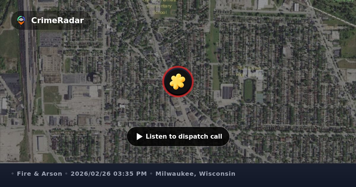 Fire crews investigate alarm at Atkinson Library, Milwaukee WI | CrimeRadar