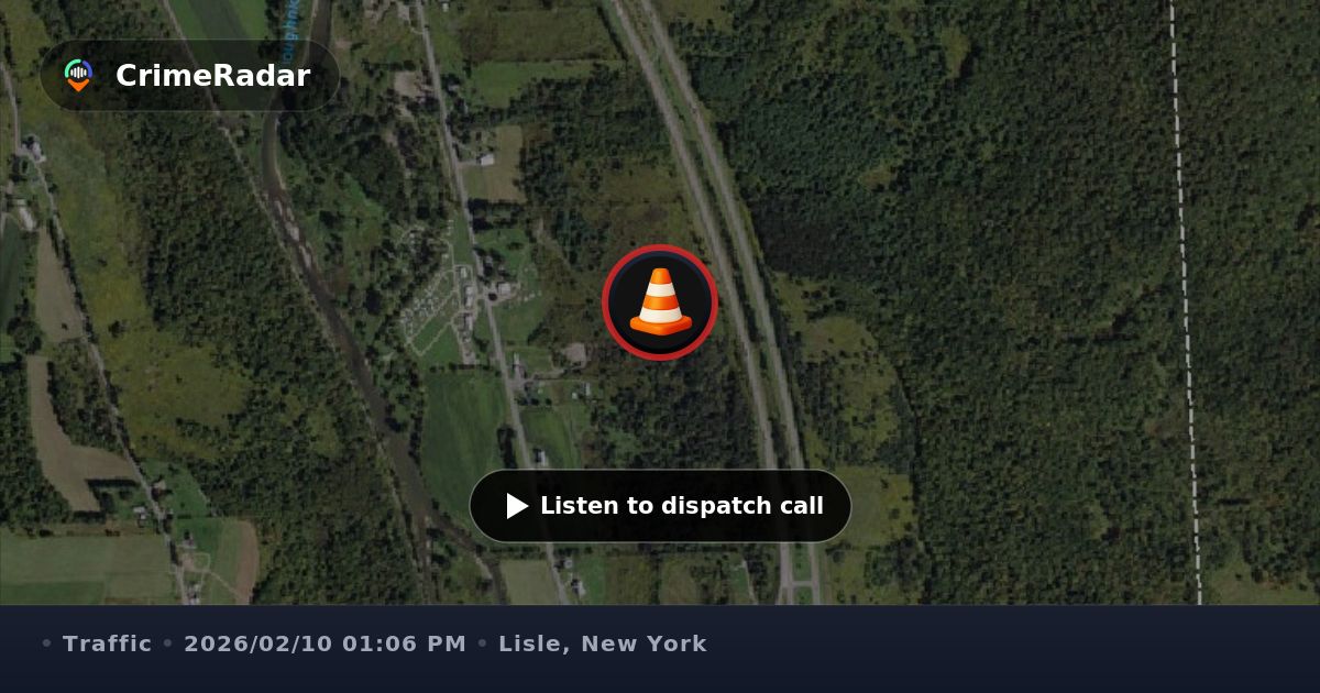 Vehicle stop at Whitney Point rest area, Lisle NY | CrimeRadar