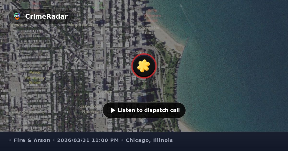 Faulty smoke detector alarm on North Sheridan, Chicago IL | CrimeRadar