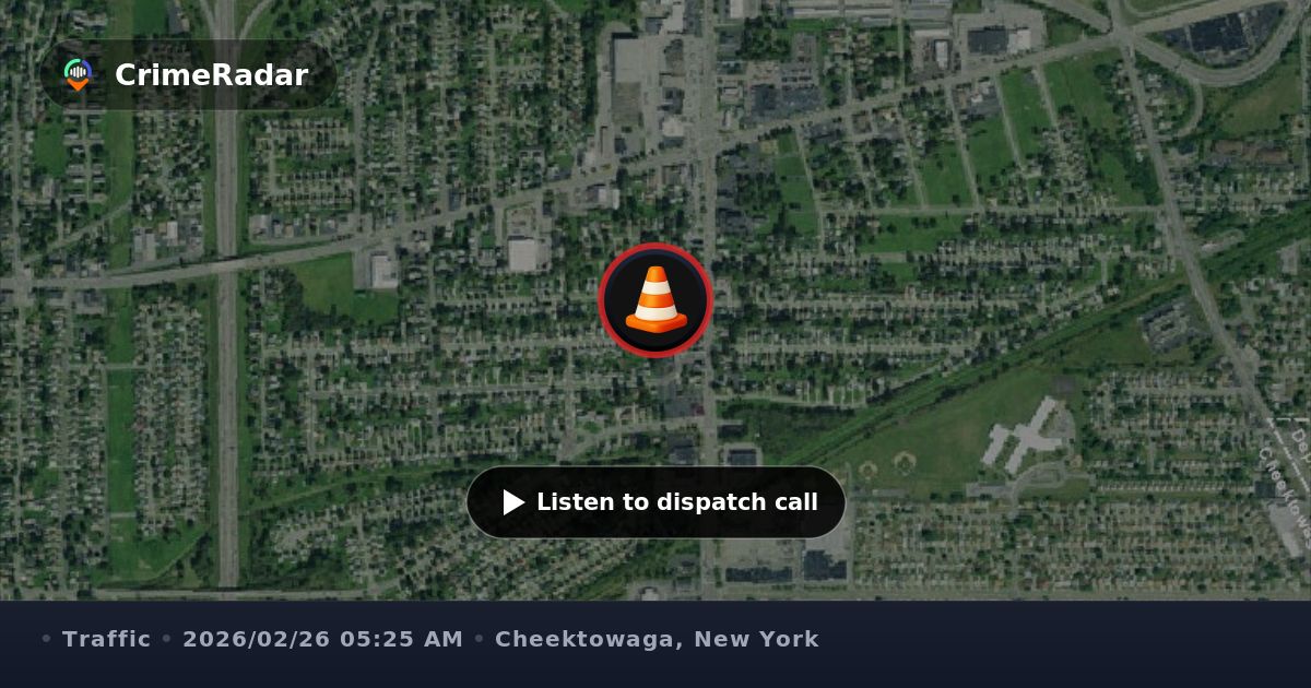 Truck hits traffic signal at Union and George Urban, Cheektowaga NY ...