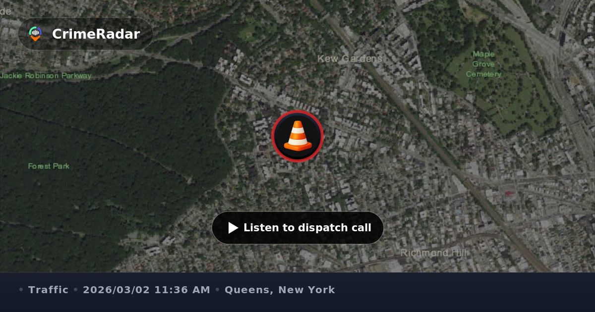 Motor vehicle crash on Brooklyn Queens Expressway, Queens NY | CrimeRadar