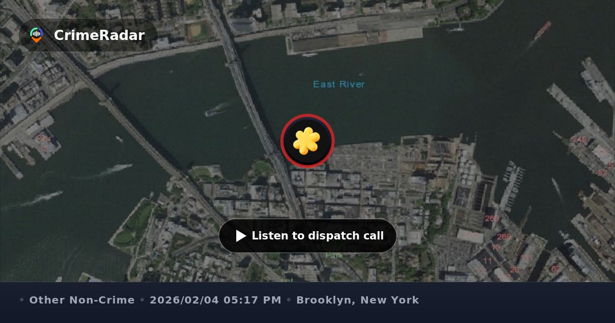 Water main leak reported near Water St, Brooklyn NY | CrimeRadar