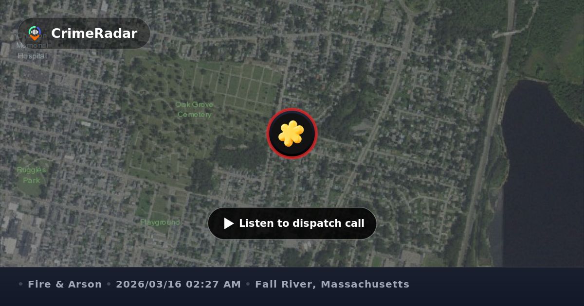 Fire crews assist person needing help at home, Fall River MA | CrimeRadar