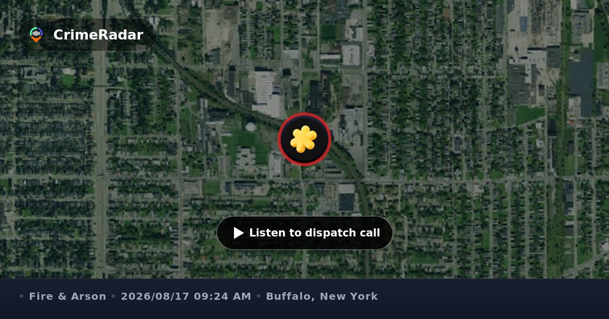 Crews battle structure fire on East Ferry Street, Buffalo NY | CrimeRadar