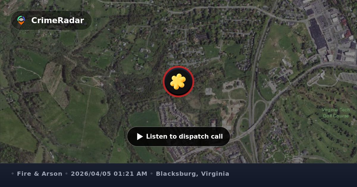Church fire alarm from smoke detector activation, Blacksburg VA ...