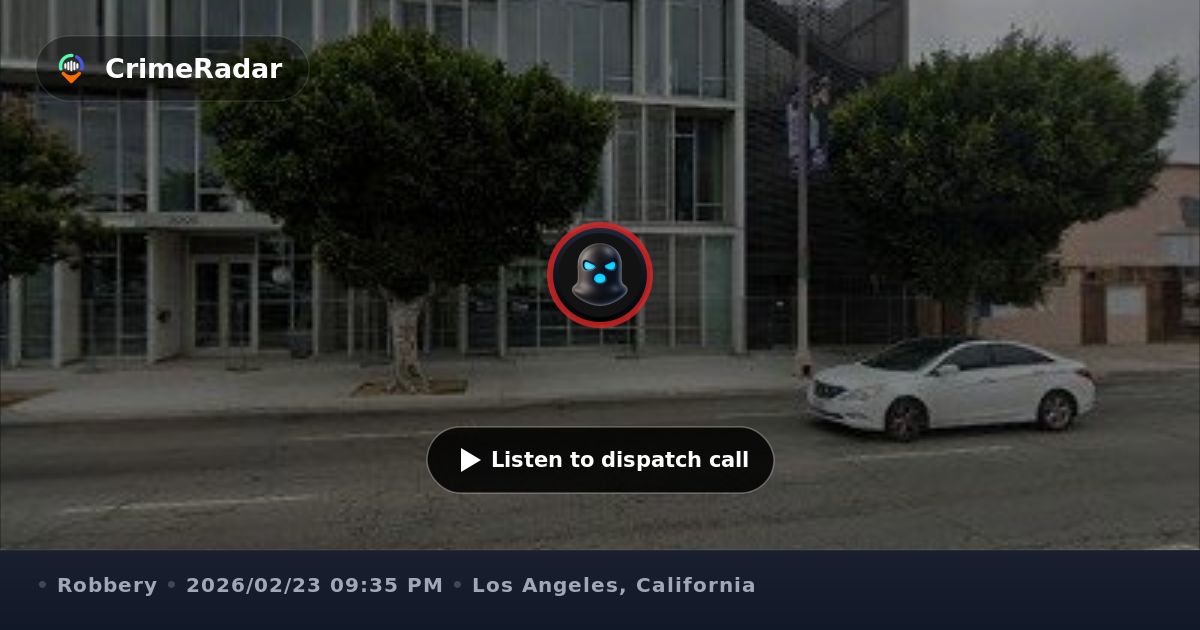 Possible robbery alarm at California Bank and Trust, Los Angeles CA ...