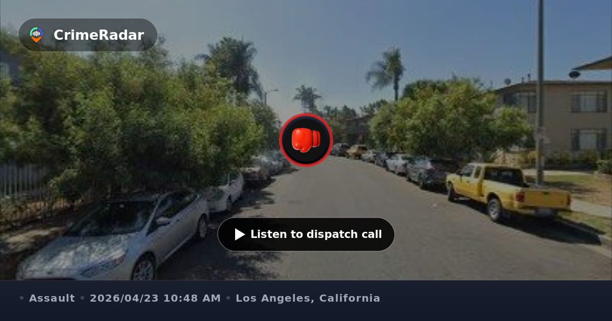 Man threatens to assault person on Palmyra Road, Los Angeles CA ...