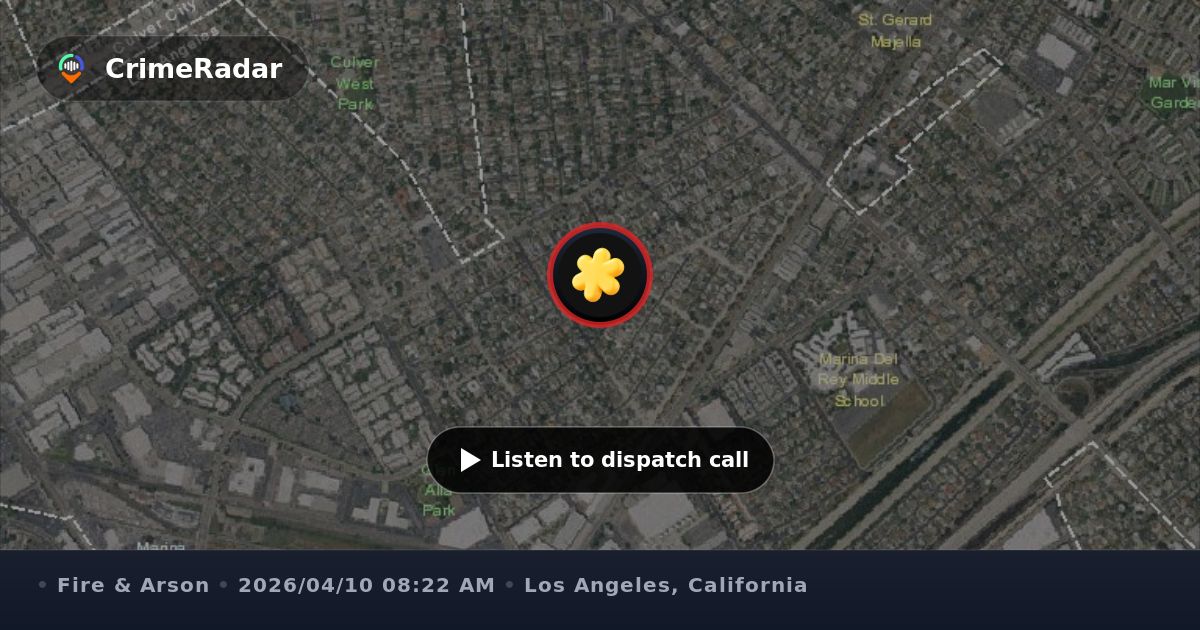 Smoke at Culver Boulevard business from generator test, Los Angeles CA ...