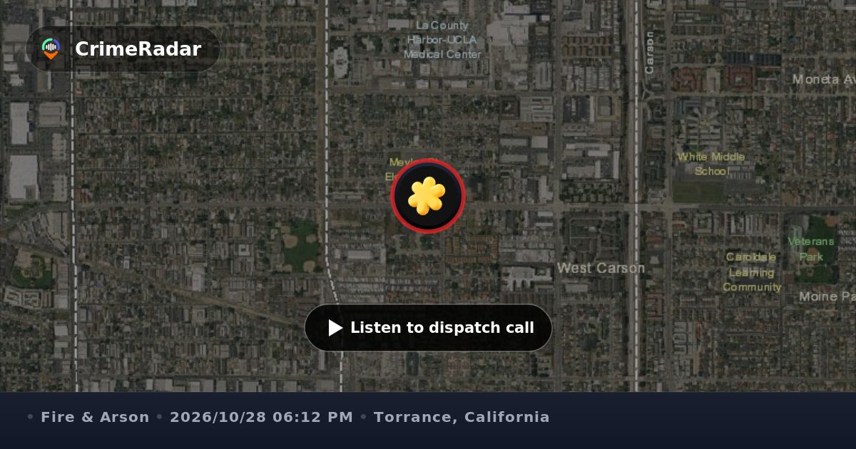 Number Structue Structure fire at mobile home space in Torrance, Torrance CA | CrimeRadar