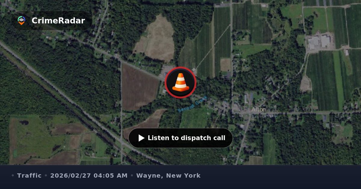 Head-on crash with death and entrapment on Route 104, Wayne County NY ...