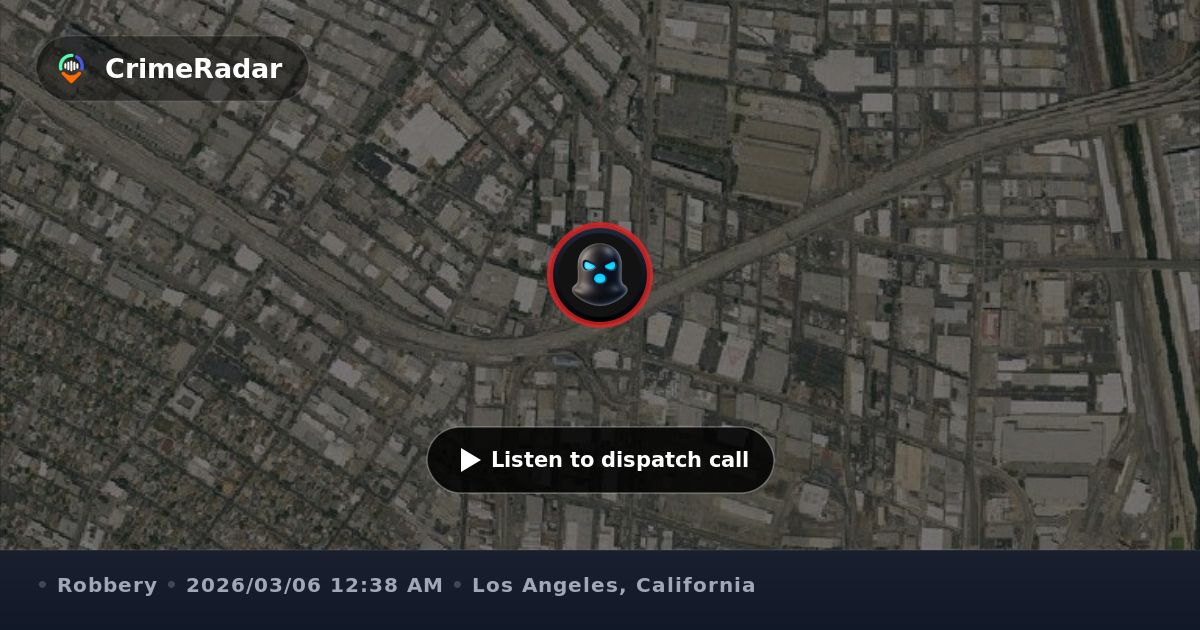 Armed robbery reported at South Alameda snack shop, Los Angeles CA ...