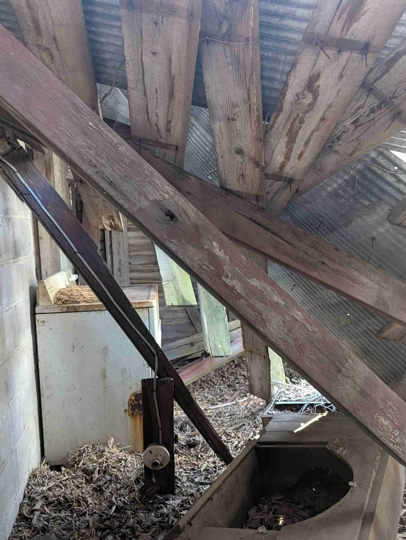 old abandoned farm house.