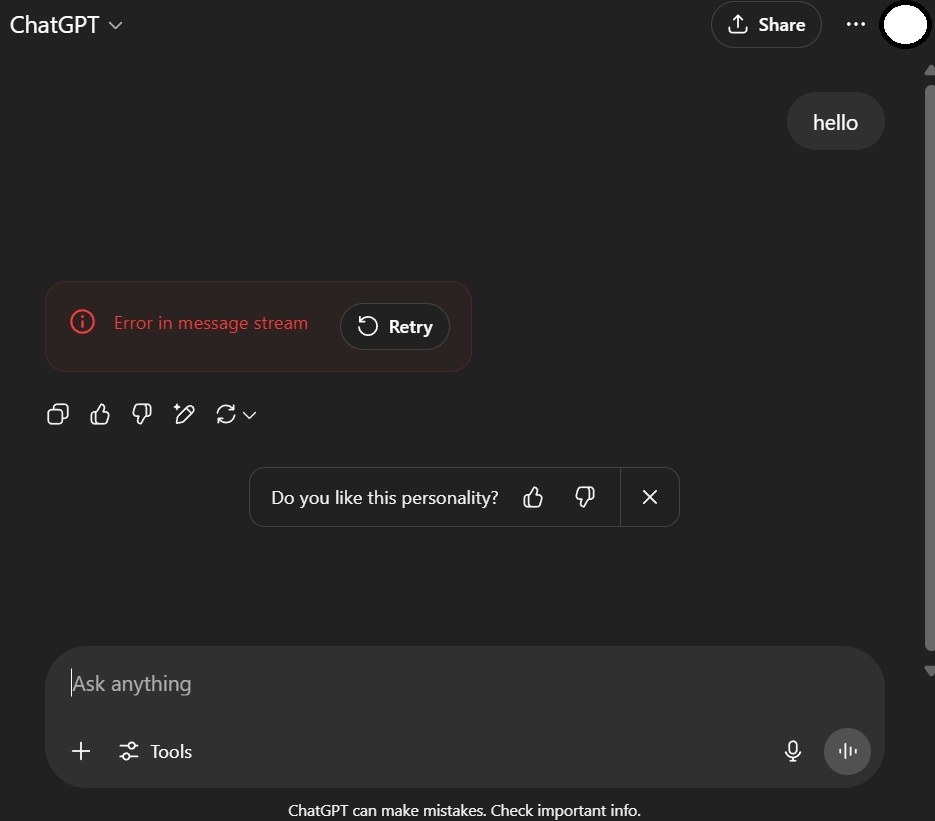ChatGPT is Down?!