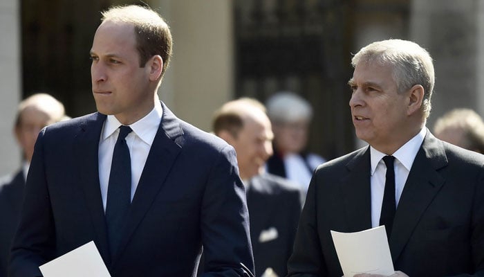 William slams the door on uncle Andrew's return
