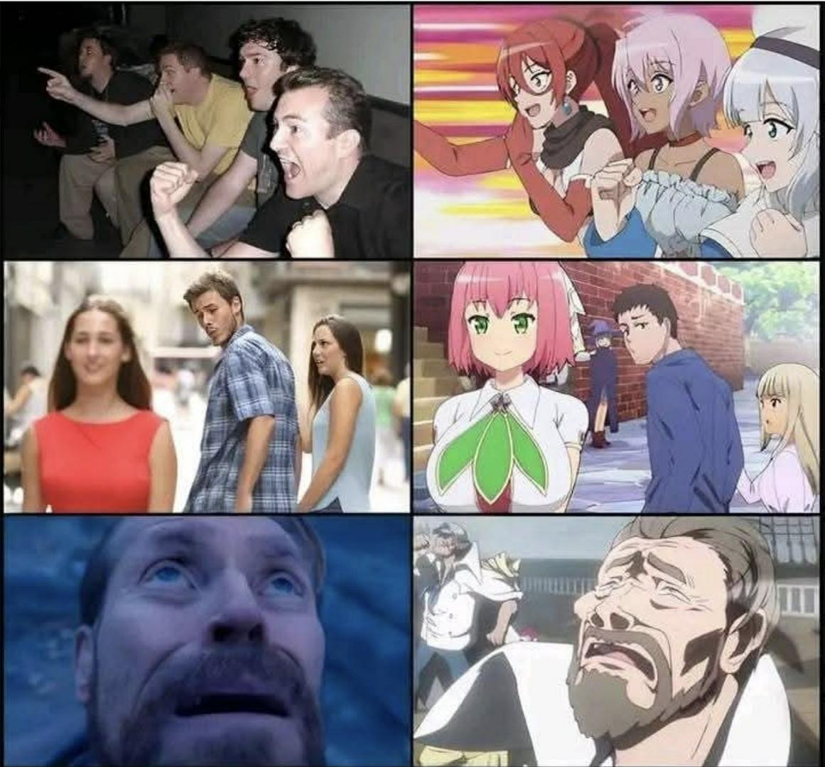 Real Life vs. Anime: Hilarious Meme Parallels