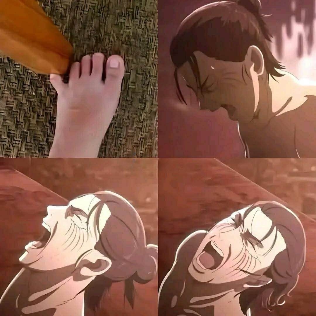 Toe-Crushed Pain = Eren's Agony