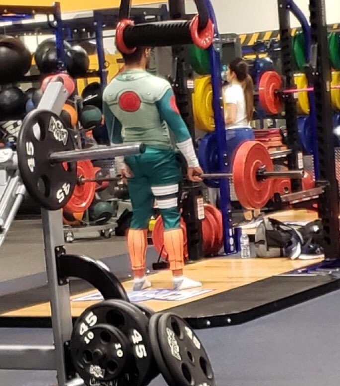 Might Guy Hits the Gym