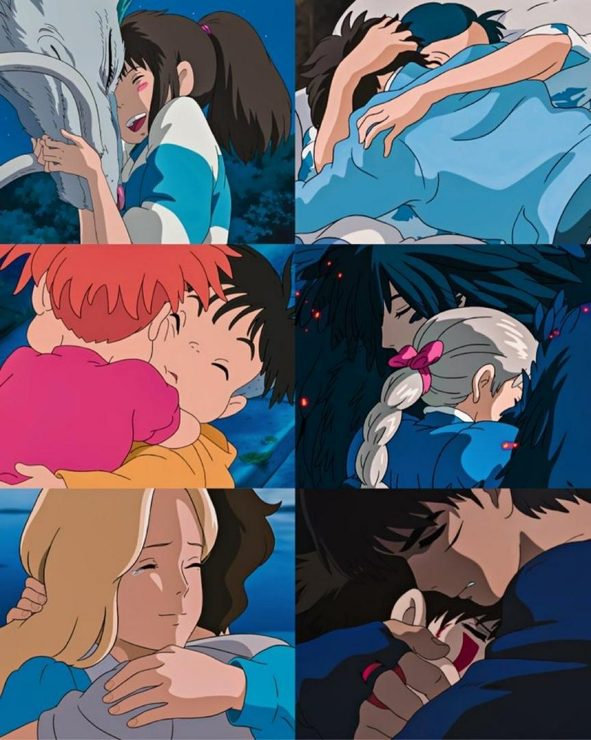 Studio Ghibli Hugs: Emotion in Every Embrace