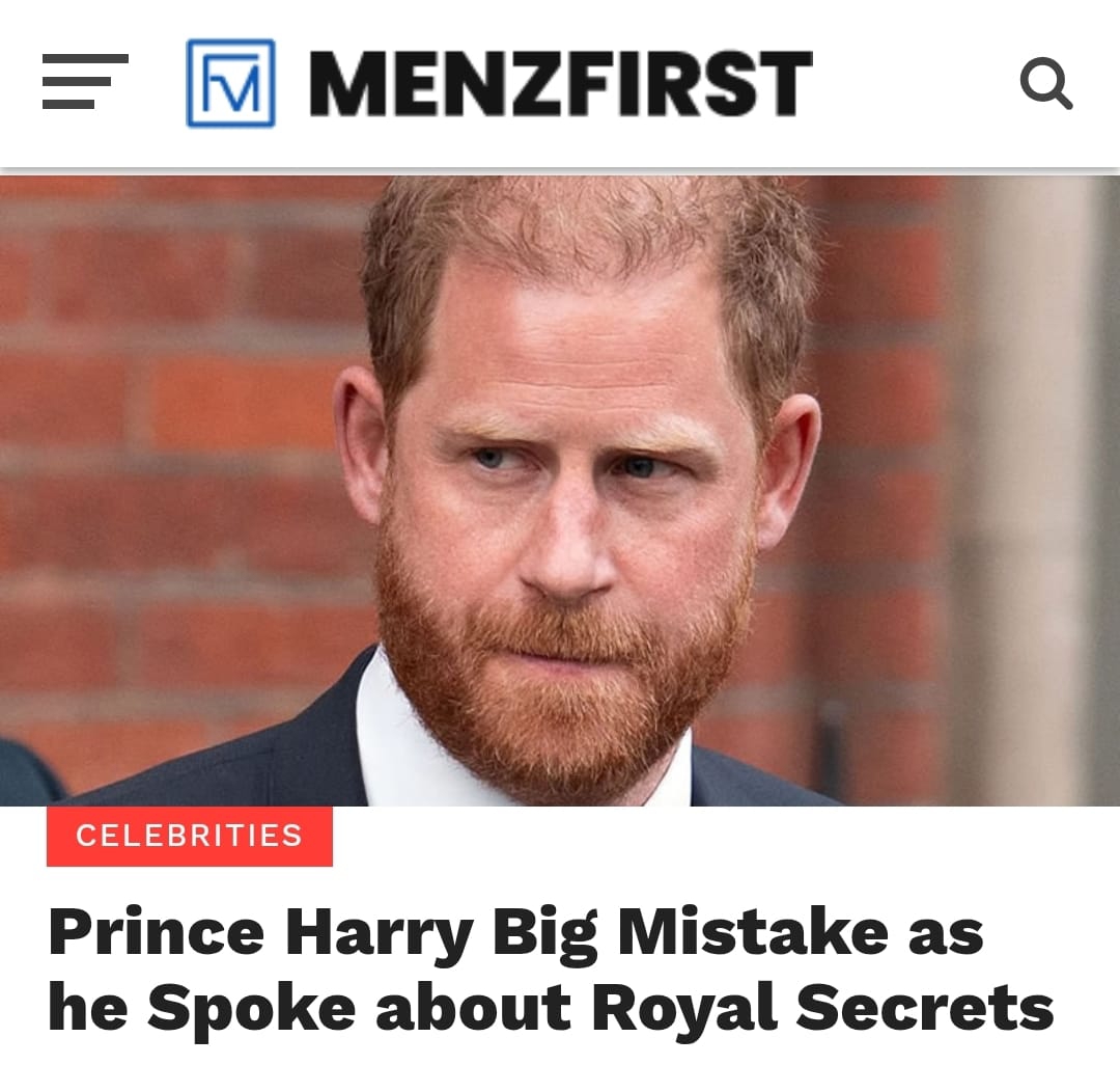 Harry Big Mistake as he Spoke about Royal Secrets