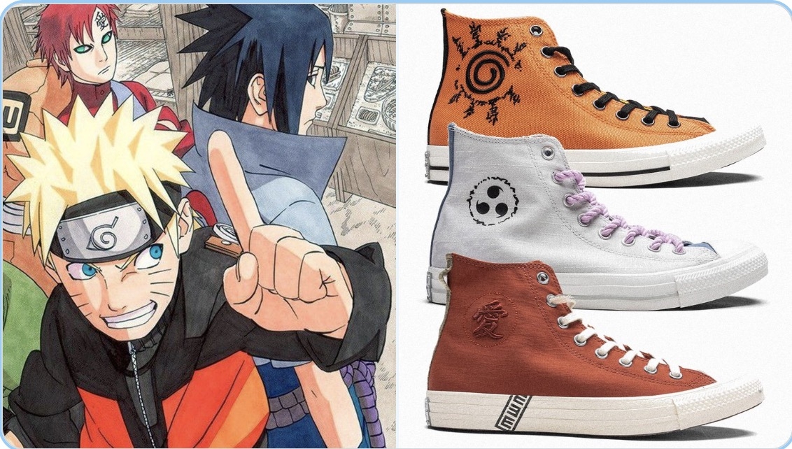 Naruto, Sasuke, Gaara Unite on Converse!