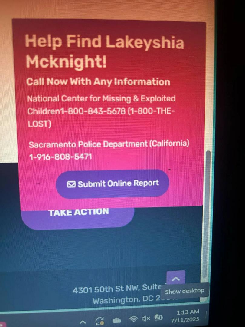 Missing child