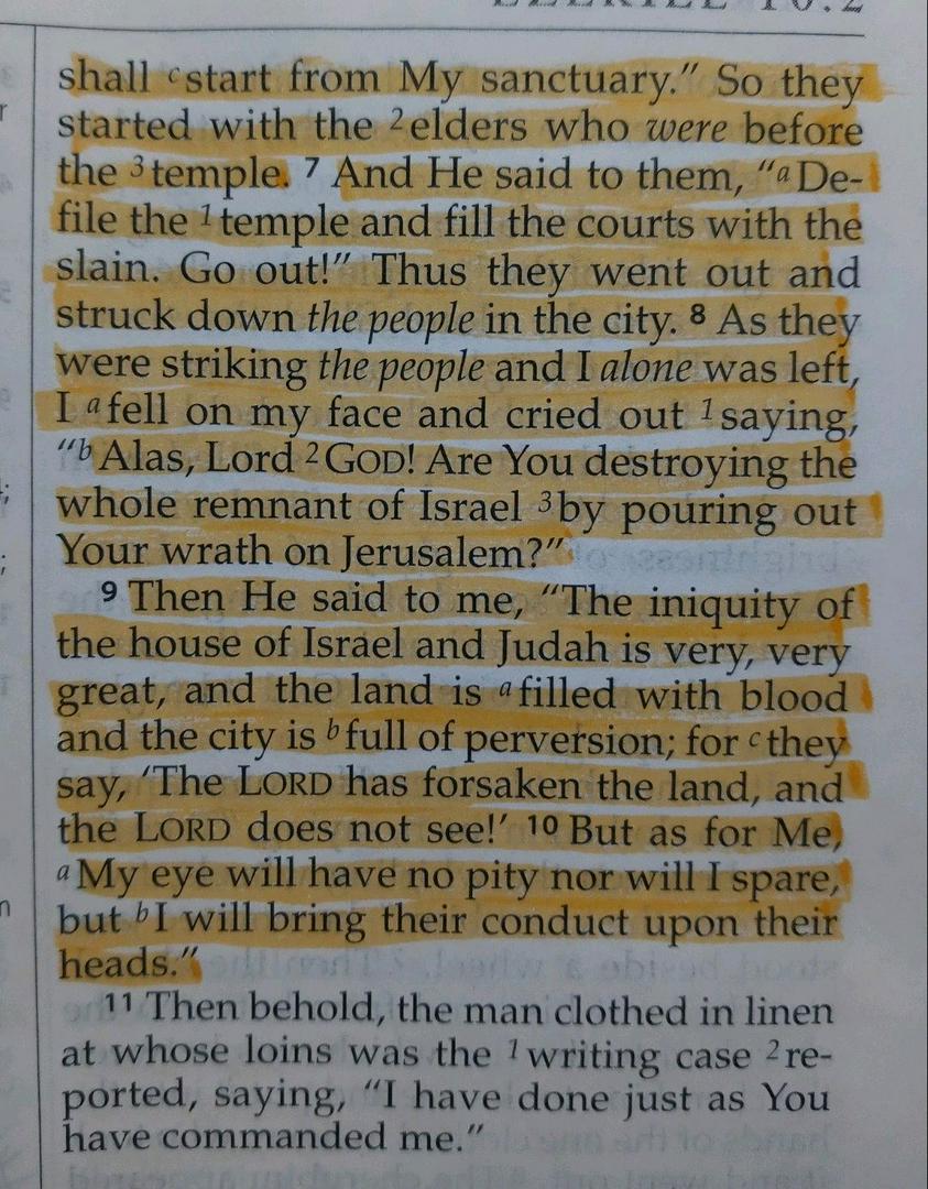 JUDGEMENT STARTS WITH THE HOUSE OF GOD............