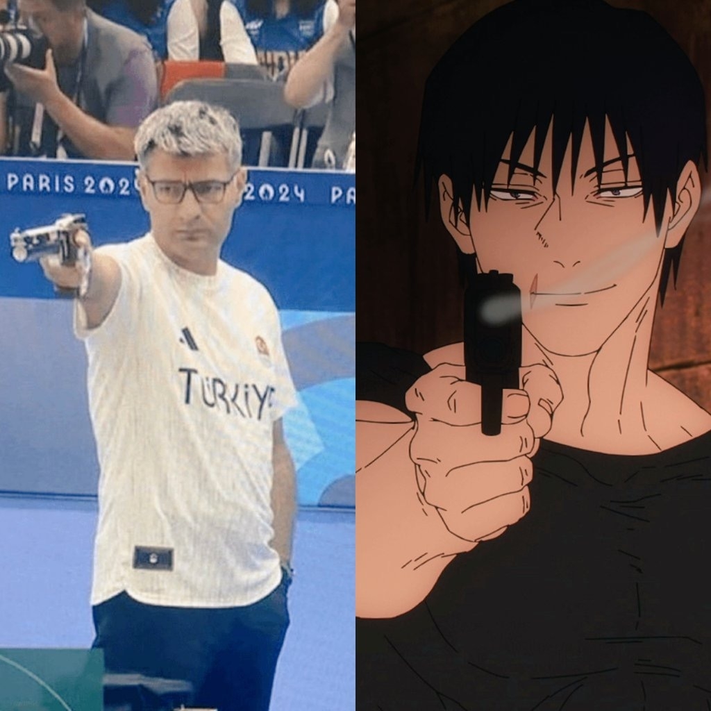 Real Life Shooter and Anime Gunman