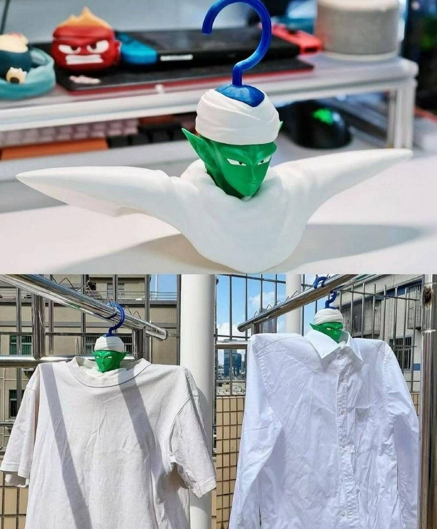 Piccolo’s Unexpected Calling: Laundry Hanger