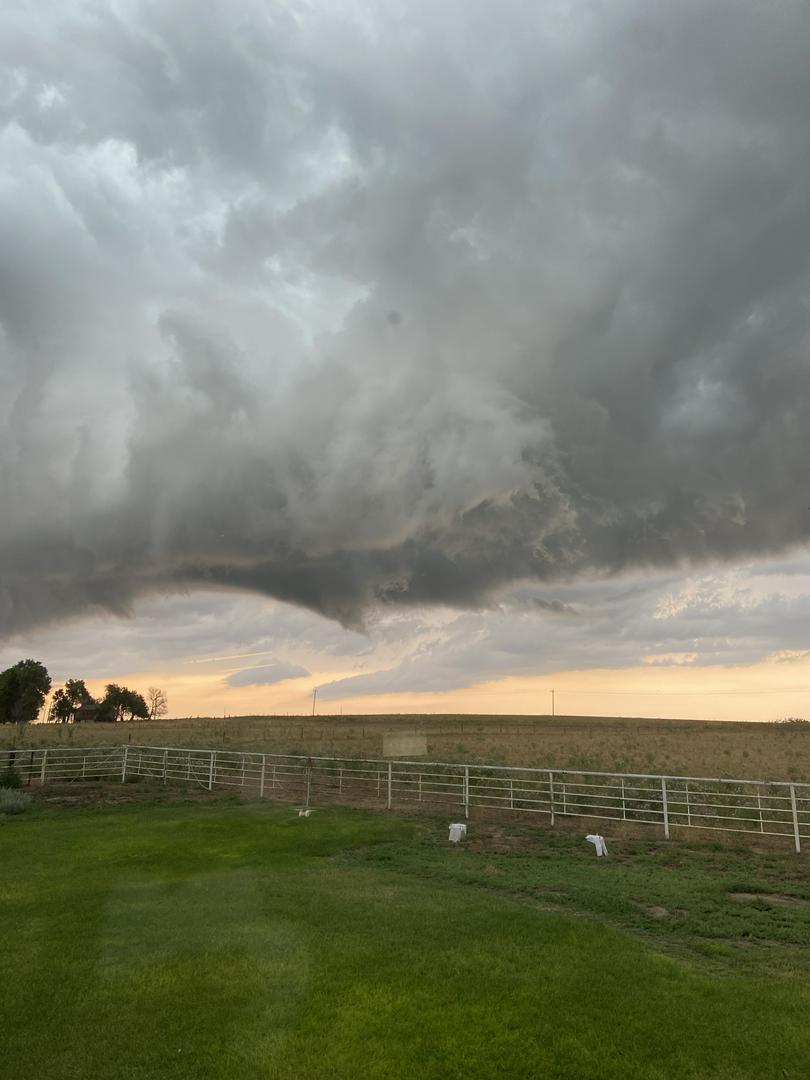 Might be a tornado forming in Nebraska 