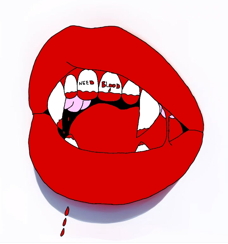 VAMPIRE LIPS 🦇👄 COMMENT YOUR THOUGHTS ?