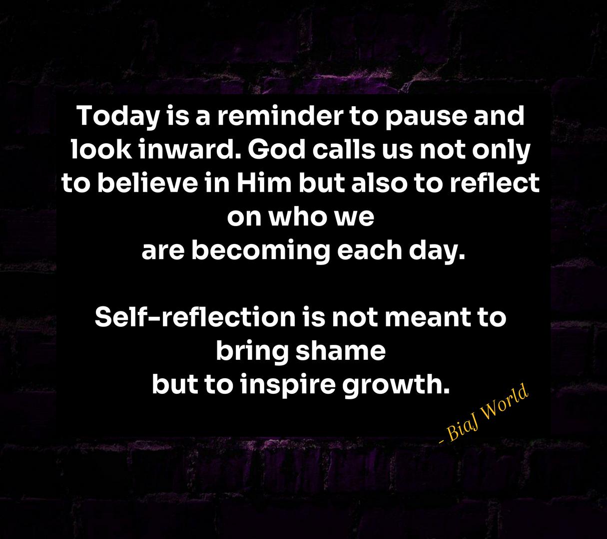 🔥Take time and reflex on yourself 🔥