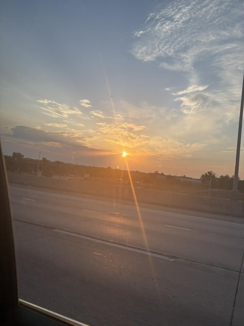 beautiful sunset here at Colorado! Woke up at 5:30 for this! 