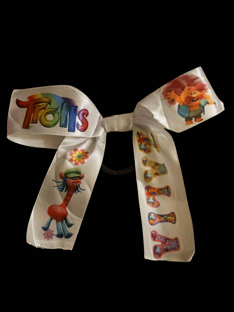 My client wanted a troll theme outfit for her daughter.  Do you think I understand the assignment?