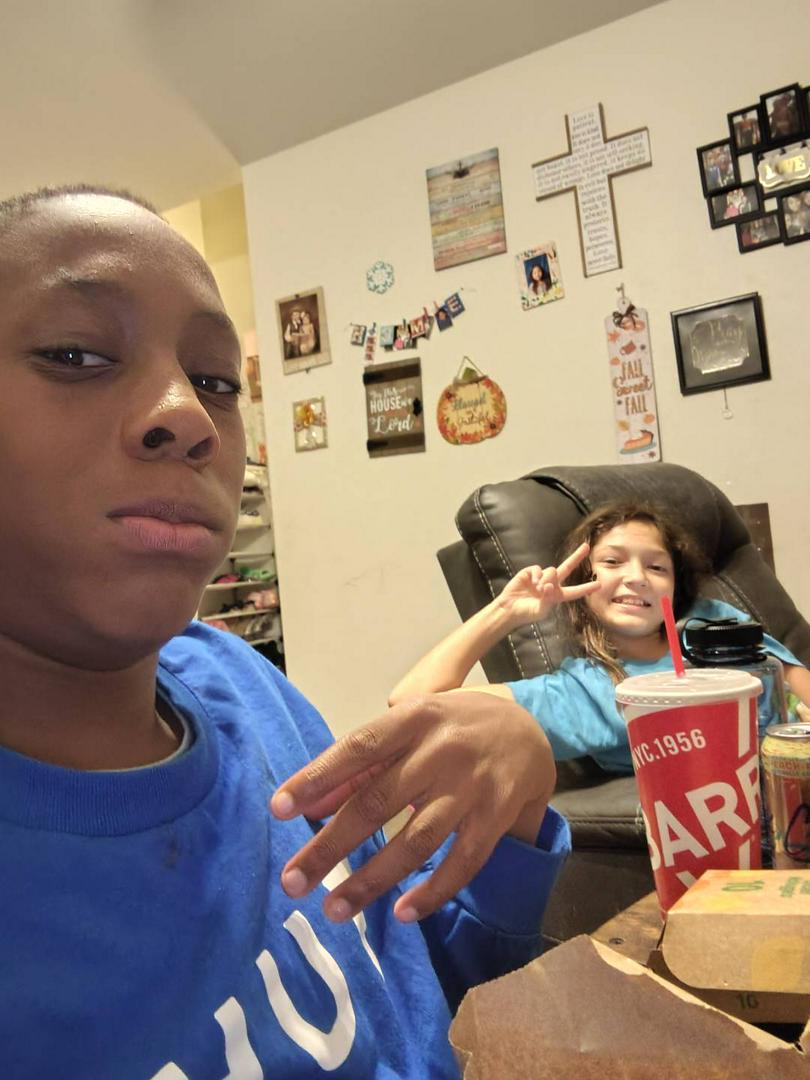 they got me out here sharing my McDonald's 😔😔😔😭😭😡😡