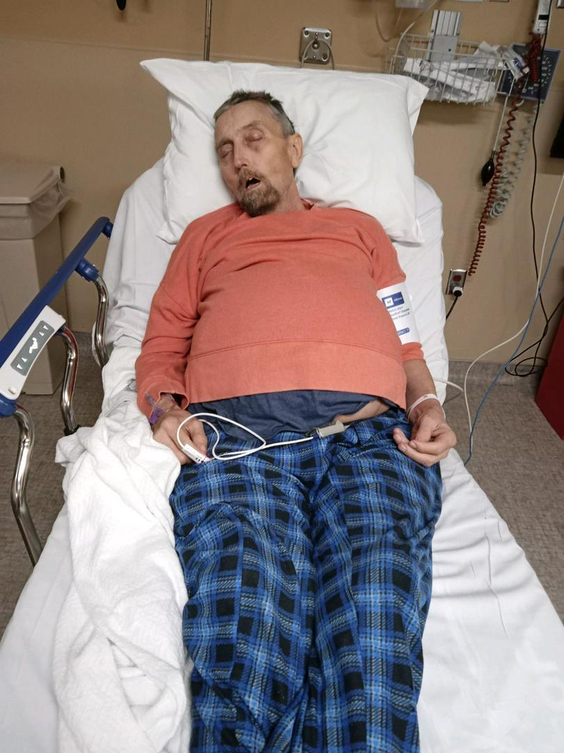 My wonderful husband is back in the hospital today