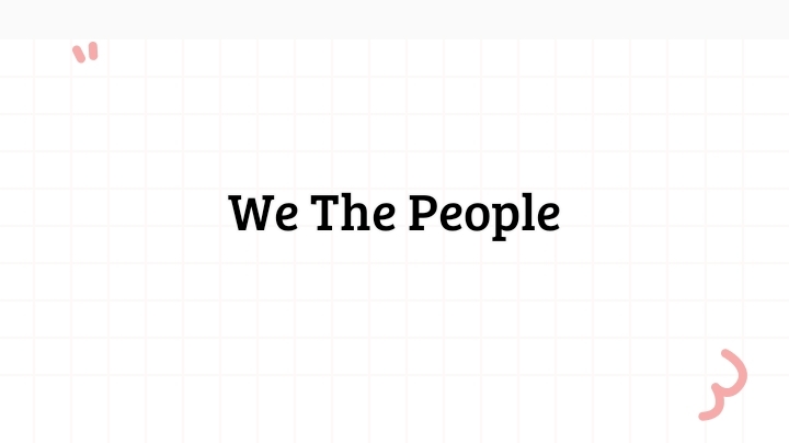 We The People