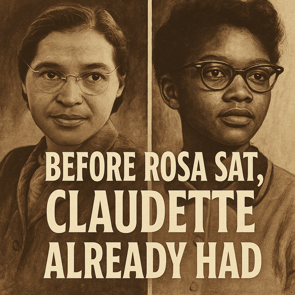 🚌Before Rosa Sat, Claudette Already Had.