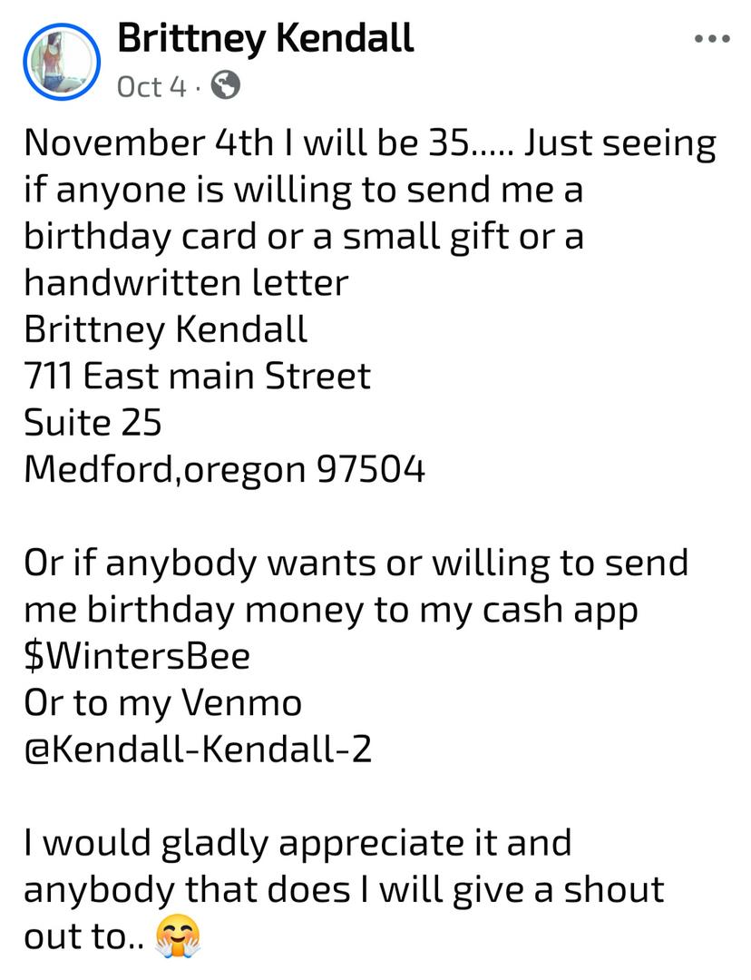 My birthday is November 4th