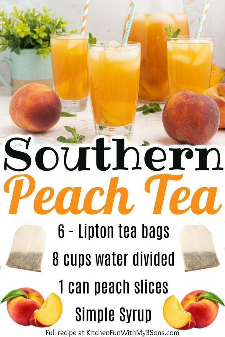 Southern Peach Tea