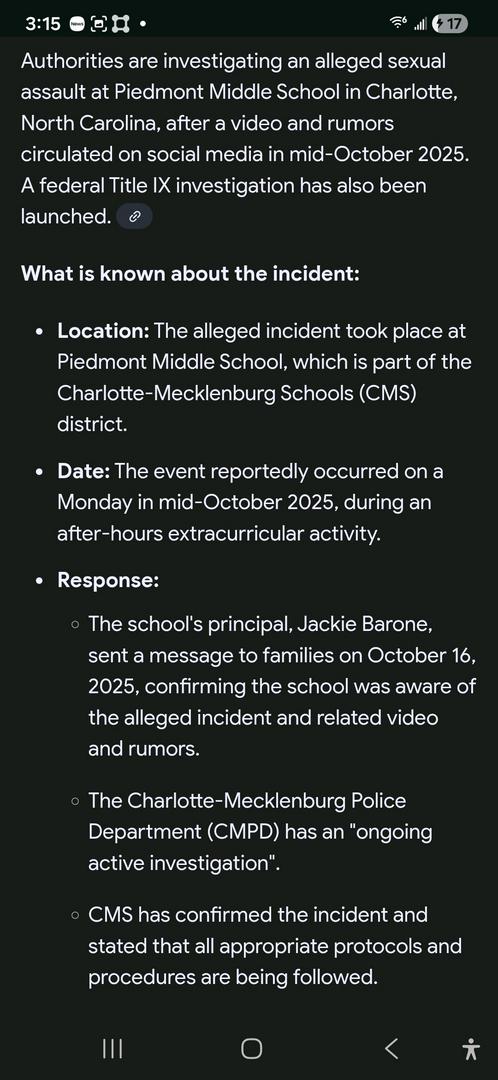 Video goes viral of young boy being sexually assaulted at Piedmont middle School and media is silent