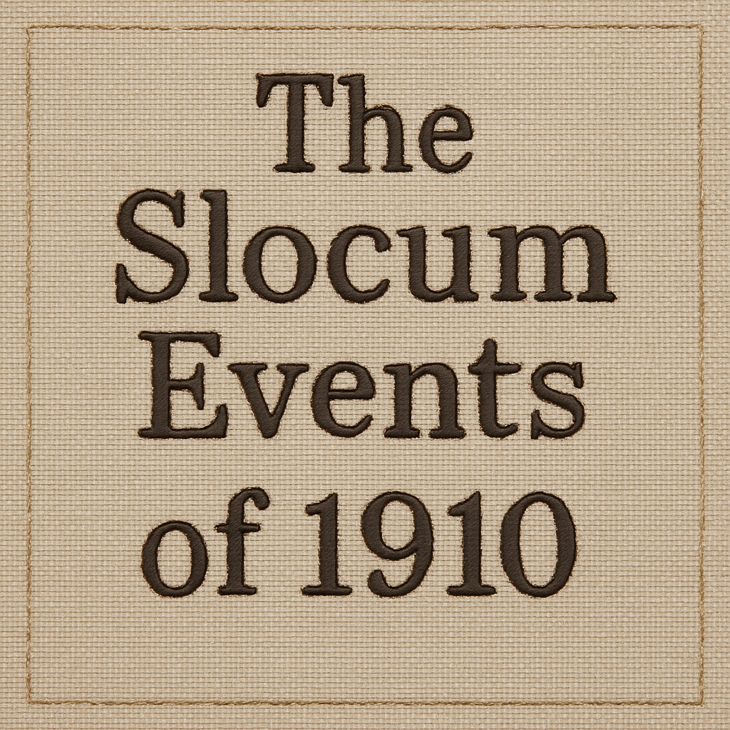 What Happened in Slocum in 1910