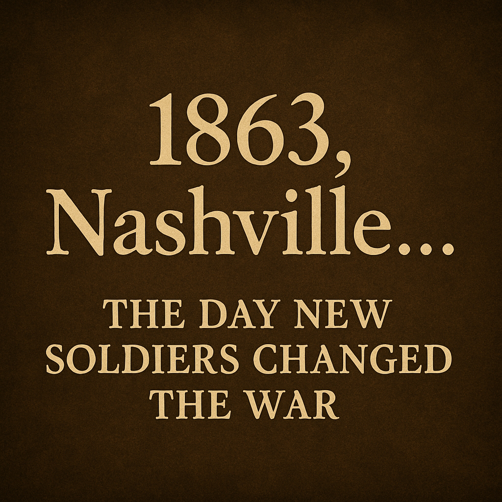1863, Nashville… The Day New Soldiers Changed the War