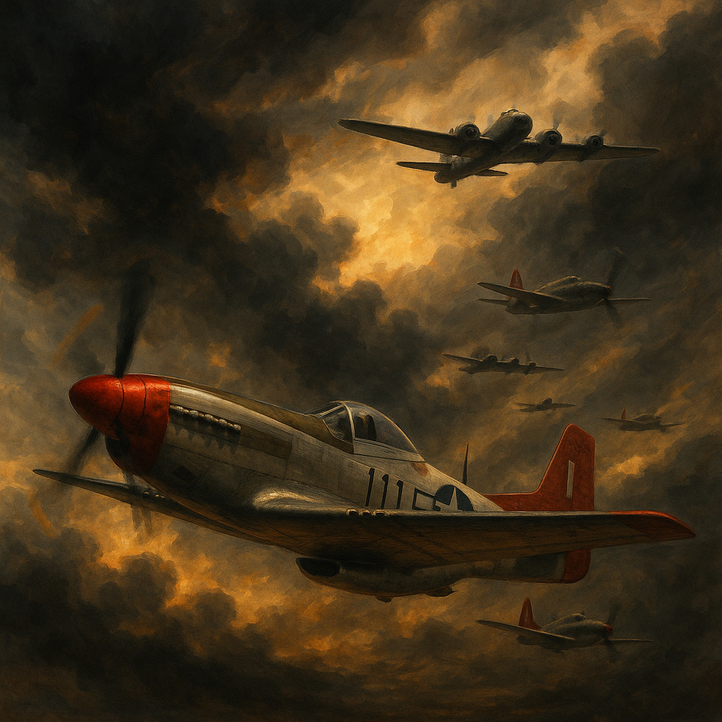 On This Day 1944… Red Tail Escorts Over War Torn Europe