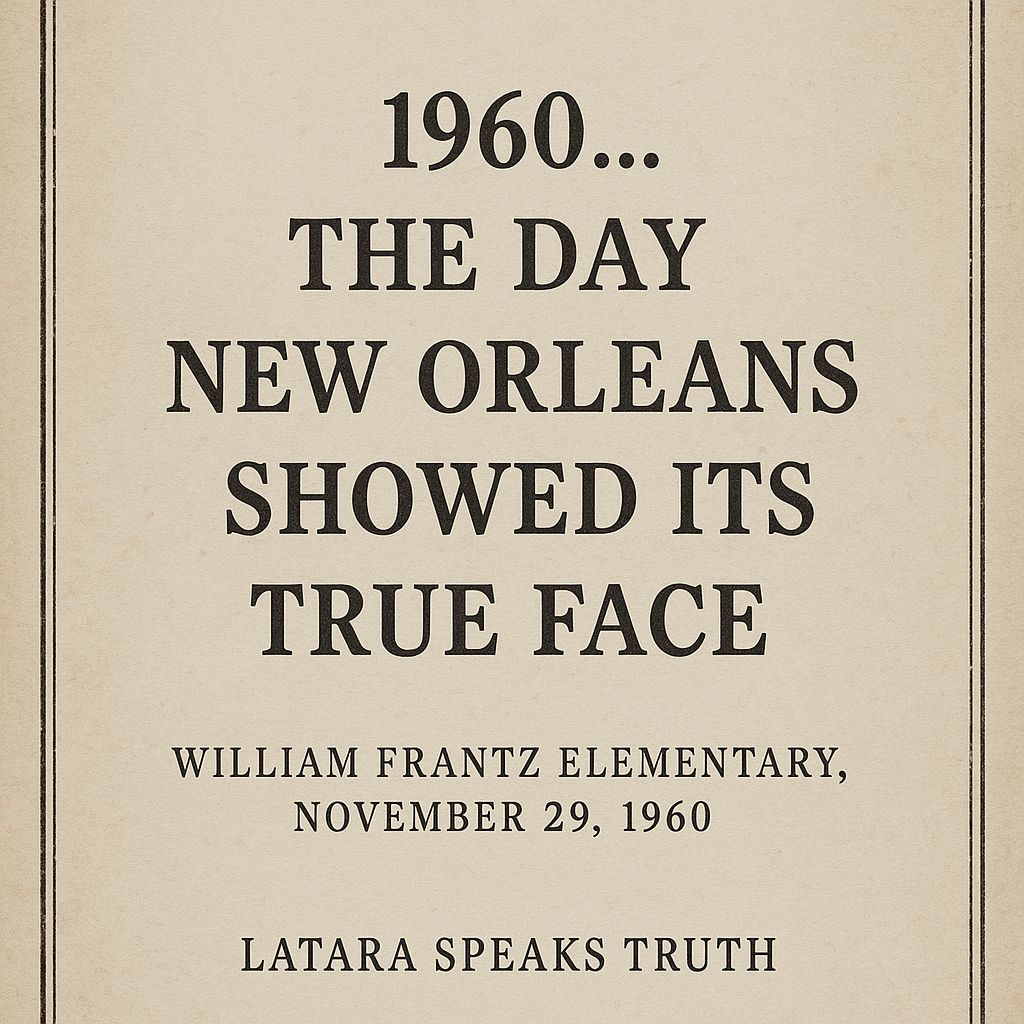 1960… The Day New Orleans Showed Its True Face
