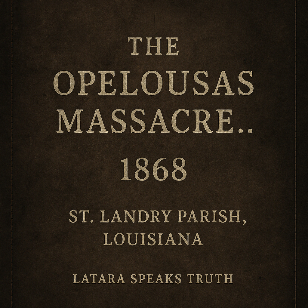 The Opelousas Massacre… The Story They Tried to Erase